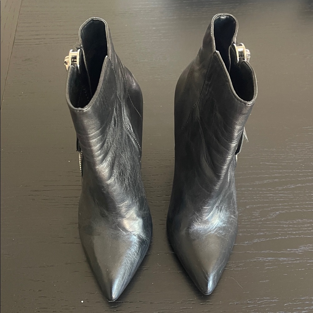Atwvw Madden Black Ankle Boots Sz 6.5 - Picture 5 of 5